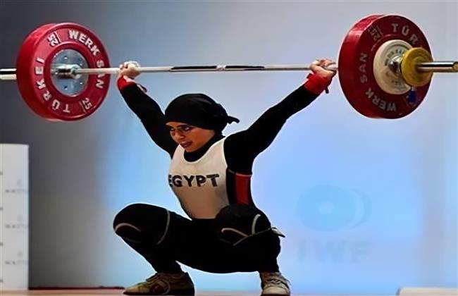 بسمة عماد تفوز بالمركز الخامس فى منافسات الخطف وزن 59 كجم بألعاب البحر المتوسط