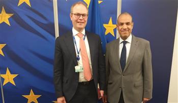   سفير مصر ببروكسل يبحث مع مسئولي المفوضية الأوروبية سبل تعزيز التعاون المشترك