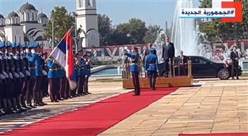   انطلاق القمة المصرية الصربية في قصر صربيا الرئاسي