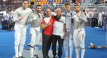 منتخب مصر لسلاح السيف رجال يكتسح تشيلي وكولومبيا ويتأهل لربع نهائي الفرق ببطولة العالم للسلاح