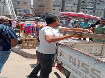 رفع 720 حالة إشغال طريق مخالف بنطاق 5 مراكز بالبحيرة 
