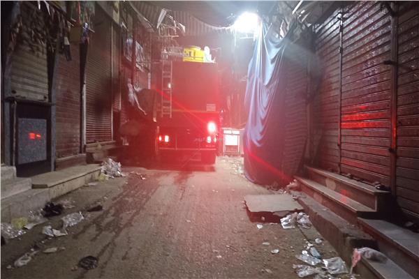 السيطرة على حريق داخل محلين بالهرم فى الجيزة