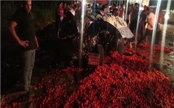 مصرع 4 أشخاص بحادث تصادم على الطريق الدولي بكفر الشيخ