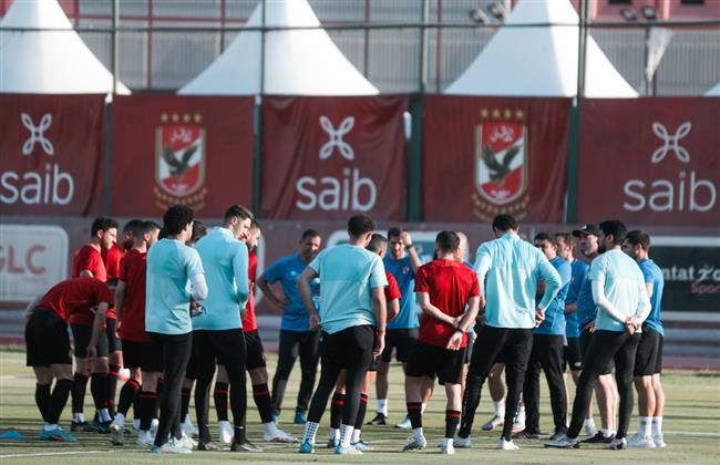 الأهلي يستأنف تدريباته استعدادًا للمباراة الجونة
