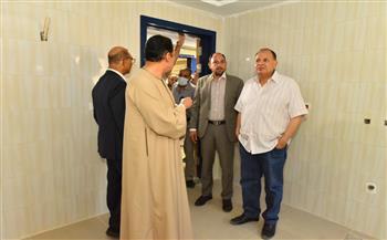محافظ أسيوط يتفقد أعمال تطوير مستشفى حميات ديروط
