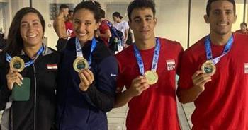   السباحة المصرية تنفرد بقمة البطولة العربية بالجزائر
