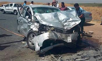   إصابة 4 أشخاص في حادث سير على الطريق الدولي بكفر الشيخ