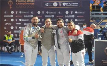 رجال مصر لسلاح الشيش يحصلون على المركز الثامن في بطولة العالم
