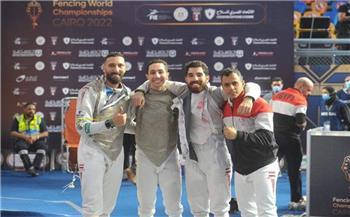 رجال مصر لسلاح الشيش يحصلون على المركز الثامن في بطولة العالم