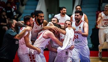   لبنان يفوز على الأردن فى نصف نهائى كأس آسيا لكرة السلة