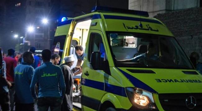 سقوط نجار مسلح من الطابق الخامس فى الغربية