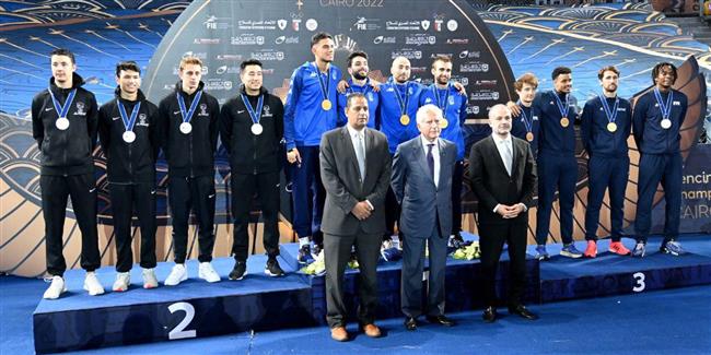 منتخب إيطاليا لسلاح الشيش رجال يحرز ذهبية الفرق ببطولة العالم للمبارزة