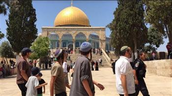   عشرات المستوطنين الإسرائيليين يقتحمون باحات المسجد الأقصى المبارك