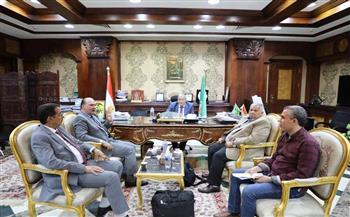   محافظ المنيا يستقبل وفد برنامج التنمية المحلية بصعيد مصر لتعزيز التنمية الشاملة