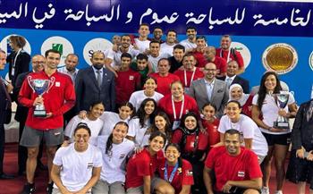   مصر تتربع على عرش البطولة العربية للسباحة بعد حصد 52 ميدالية