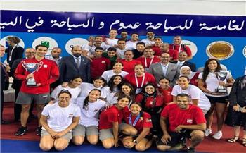   الأولمبية تهنىء اتحاد السباحة بالحصول على المركز الأول للبطولة العربية