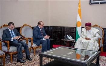   رئيس جمهورية النيجر يستقبل السفير المصري