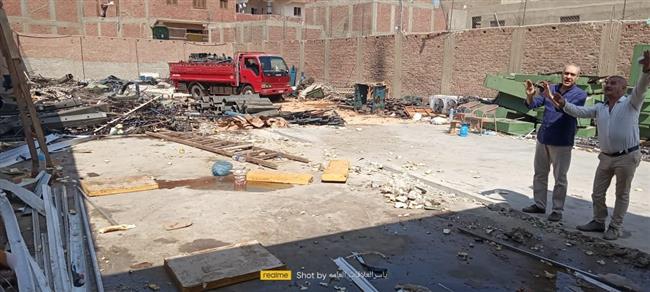 محافظة الجيزة تزيل 8 جمالون مخالف بأبو النمرس والبدرشين والهرم وبولاق الدكرور