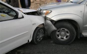   إصابة 4 أشخاص إثر حادث تصادم سيارة ملاكى وتروسيكل بطريق أبو غالب