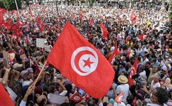   مئات التونسيين يحتفون بالنتيجة الأولية للاستفتاء على مشروع الدستور