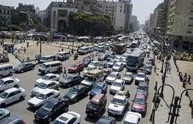 كثافات مرورية متحركة بشوارع وميادين الجيزة