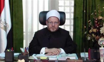المفتى يهنئ الرئيس السيسى بمناسبة العام الهجرى