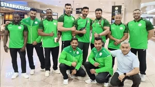 المنتخب السعودى أول الحاضرين في البطولة العربية لكمال الأجسام بالإسكندرية 