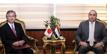   وزير الطيران يبحث مع سفير اليابان   تعزيز التعاون فى مجال النقل الجوي