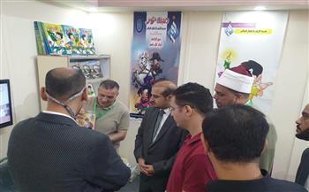 القنصل السعودي يزور جناح الأزهر بمعرض الإسكندرية للكتاب