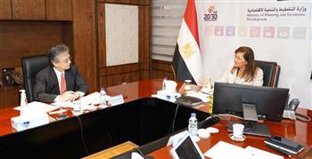 وزيرة التخطيط تلتقي السفير الياباني في مصر لبحث تعزيز سبل التعاون