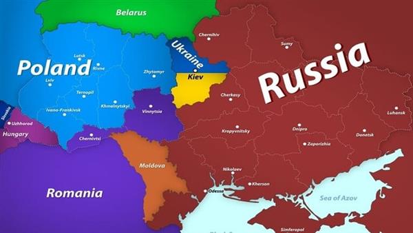 مدفيديف يعرض بالصور كيف يتوقع المحللون الغربيون انهيار أوكرانيا