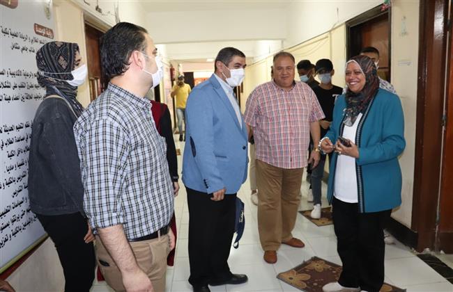 لجنة الأعلى للجامعات تزور جامعة سوهاج لمتابعة وتقييم سير اختبارات القدرات بالكليات