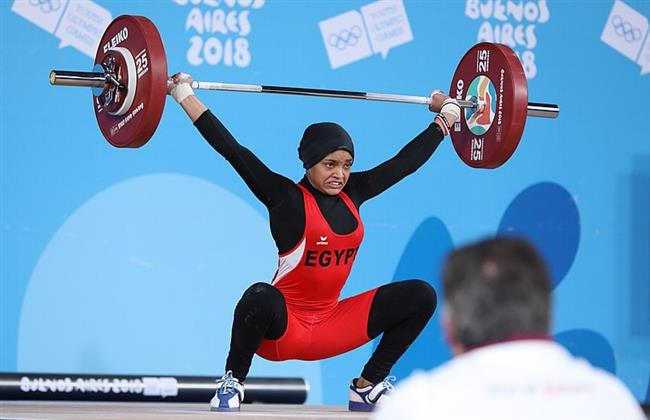 نعمة سعيد تحصد ذهبية الخطف في منافسات رفع الأثقال بدورة ألعاب البحر المتوسط