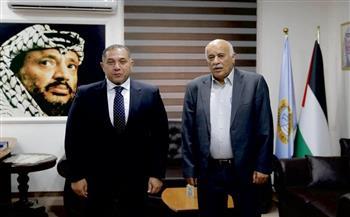 الفريق جبريل الرجوب يبحث مع السفير المصري في رام الله آخر المستجدات الفلسطينية