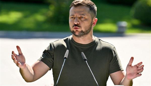 زيلينسكى يعتبر قصف سجن فى أوكرانيا "جريمة حرب روسية متعمدة"