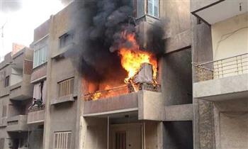   السيطرة على حريق شقة فى العمرانية