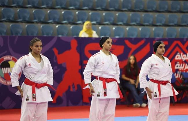 ذهبيتان وفضيتان لمنتخب الكاراتيه بالبطولة العربية بالقاهرة 
