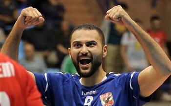 الأهلي يوجه الشكر إلى محمد معوض لاعب الطائرة