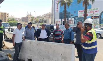 تعديل الحركة المرورية بشارع أحمد كامل