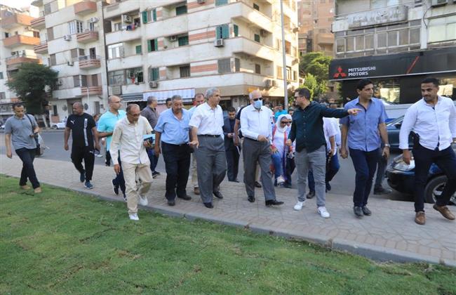محافظ الحيزة يعاين أعمال تطوير أنفاق المشاه بكوبري عباس والحدائق بشارع البحر الأعظم