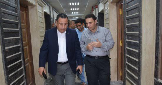 رئيس جامعة الإسكندرية يتفقد منشآت المبنى التعليمي لبرنامج التعاون مع جامعة مانشستر البريطانية