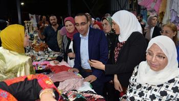وعد فأوفي.. قومي المرأة بالإسماعيلية يشكر المحافظ لإنشاء معرضا للمشغولات اليدوية