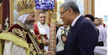 محافظ المنيا يشهد حفل تجليس الأنبا أنيانوس مطرانا لبني مزار والبهنسا