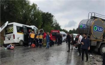   إصابة 31 شخصا في حادث سير وسط تركيا