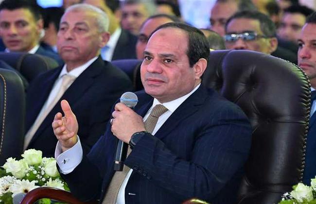 السيسي يفتتح محطات إنزال الكابلات البحرية 