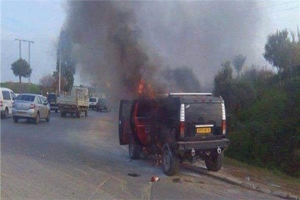  مصرع شخص فى حادث اشتعال سيارة فى القليوبية