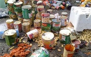 ضبط أطنان من الأغذية الفاسدة قبل بيعها فى العيد