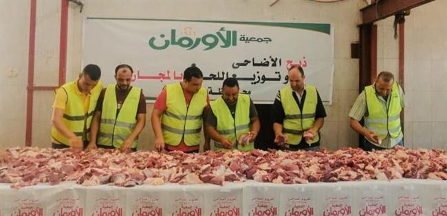 أورمان البحيرة.. ذبح 45 عجل وتوزيعها على مستحقيها 
