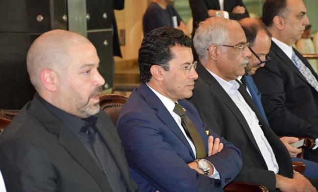 وزير الرياضة يشهد نهائي كأس الرابطة المصرية للأندية المحترفة باستاد القاهرة الدولي