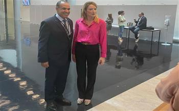   السفير المصري ببروكسل يلتقي مع رئيسة البرلمان الأوروبي